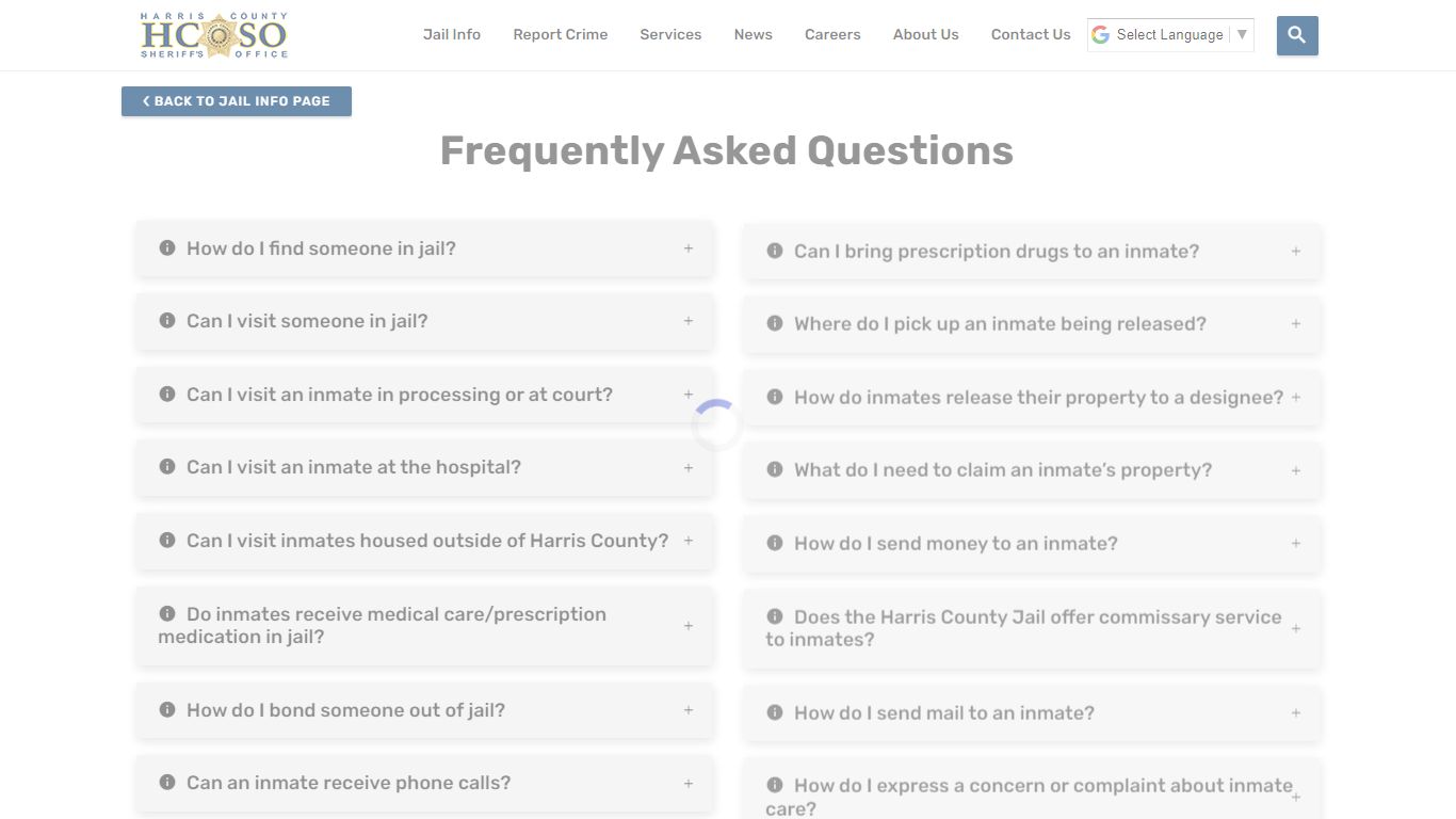 Frequently Asked Questions - Harris County Sheriff's Office
